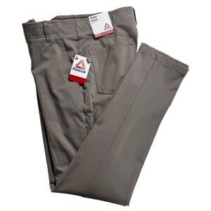 Reebok Mens RBK 6 Pocket Pant Driftwood Brown Regular Fit 30x30 NWT